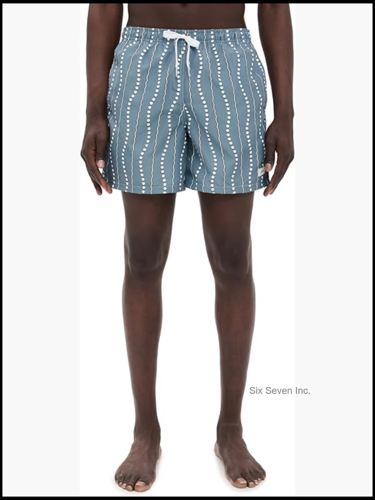 Recycled Quick-Dry Swim Trunks With Mesh Lining
